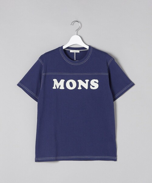 FREAK'S STORE（フリークスストア）の「配色ステッチロゴTシャツ（Tシャツ/カットソー・レディース・オフホワイト/レッド/ネイビー・ﾌﾘ-）」の15枚目の写真