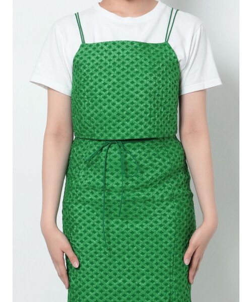 MURUA(ムルーア)の「サークルジャガードキャミソール(キャミソール・レディース・グリーン/マスタード・FREE)」の13枚目の写真