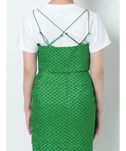 MURUA(ムルーア)の「サークルジャガードキャミソール(キャミソール・レディース・グリーン/マスタード・FREE)」の15枚目の写真