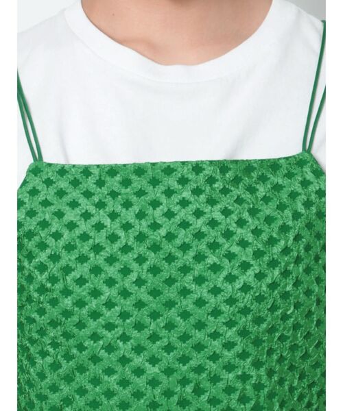 MURUA(ムルーア)の「サークルジャガードキャミソール(キャミソール・レディース・グリーン/マスタード・FREE)」の16枚目の写真