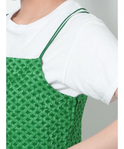 MURUA(ムルーア)の「サークルジャガードキャミソール(キャミソール・レディース・グリーン/マスタード・FREE)」の17枚目の写真