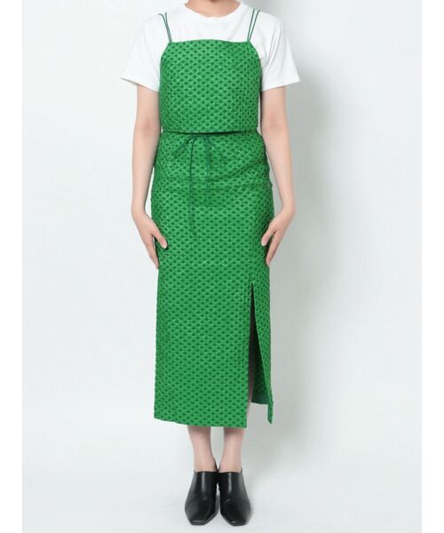 MURUA(ムルーア)の「サークルジャガードキャミソール(キャミソール・レディース・グリーン/マスタード・FREE)」の19枚目の写真