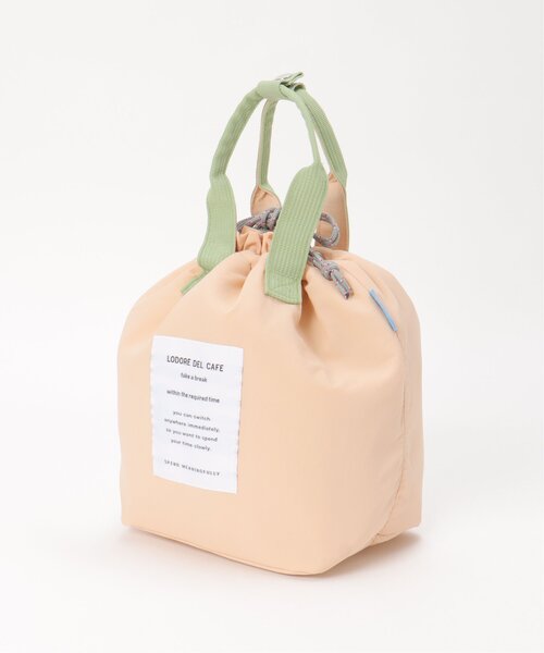 LBC（エルビーシー）の「保冷巾着無地トートバッグ（トートバッグ・レディース・ブラック/ベージュ・FREE）」の12枚目の写真