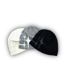 XU（エックスユー）の「【Never mind the XU】design beanie 2 / 【ネバーマインド ザ エックスユー】デザインニット帽子（ニットキャップ/ビーニー）」