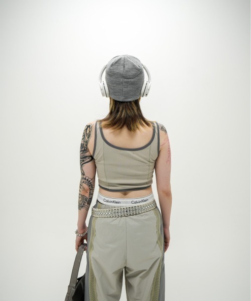 XU（エックスユー）の「【Never mind the XU】design beanie 2 / 【ネバーマインド ザ エックスユー】デザインニット帽子（ニットキャップ/ビーニー・メンズ・アイボリー/ブラック/グレー・ONE SIZE）」の20枚目の写真