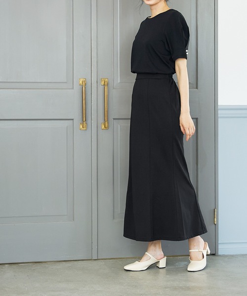 coca(coca)(コカ)の「カットツイルマーメイドスカート(スカート・レディース・ブルー/ベージュ/ブラック/レッド・S/M/L)」の16枚目の写真