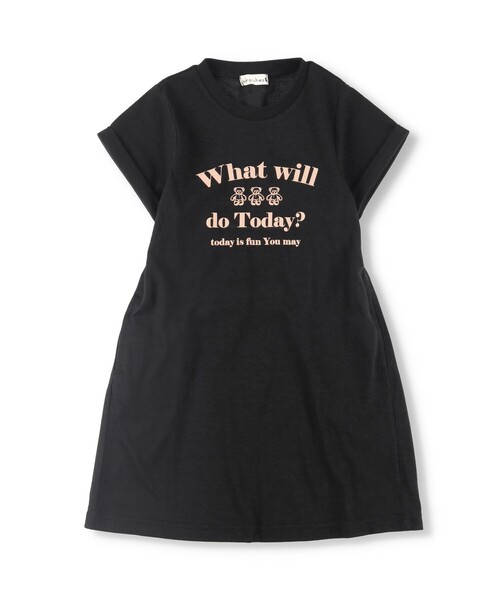 BRANSHES（ブランシェス）の「バックウエストあきワンピース（ワンピース・キッズ・杢グレー/ブラック・110/120/90/130/100）」の7枚目の写真