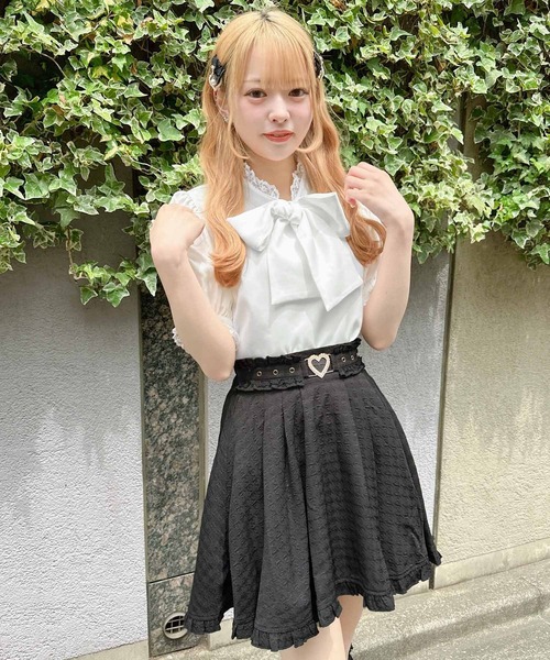 ROJITA(ロジータ)の「ふくれJQ千鳥柄スカート(スカート・レディース・アイボリー/ブラック・FREE)」の22枚目の写真