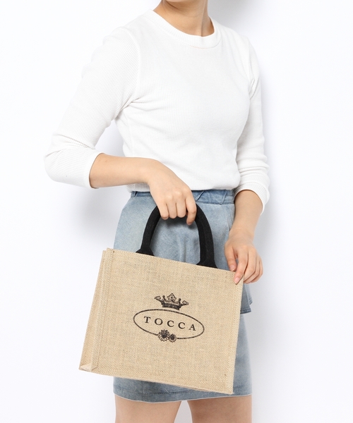 TOCCA（トッカ）の「JUTE TOTE SANDWICH BAG エコバッグ（エコ
