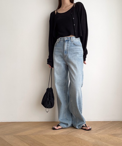 CANAL JEAN(キャナルジーン)の「RED CHOP WORKS(レッドチョップワークス) スラブカットソーアンサンブル(アンサンブル・レディース・ホワイト/ブラック・ONE SIZE)」の8枚目の写真