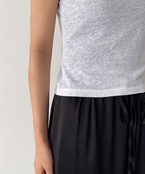 CANAL JEAN(キャナルジーン)の「RED CHOP WORKS(レッドチョップワークス) スラブカットソーアンサンブル(アンサンブル・レディース・ホワイト/ブラック・ONE SIZE)」の19枚目の写真