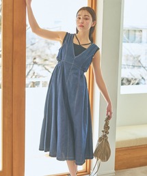 mysty woman | カットアウトジャンスカ 964339(ジャンパースカート)