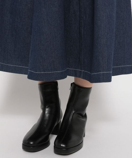 mysty woman（ミスティウーマン）の「カットアウトジャンスカ 964339（ジャンパースカート・レディース・ブラック系その他/ブラウン系その他/ブルー系その他/ライトブルー・FREE）」の16枚目の写真