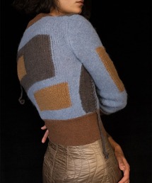 LEINWANDE　Blocking Intarsia Polo ニット leinwande（ラインヴァンド）の「Blocking Intarsia Polo（ニット