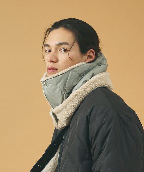 TAION（タイオン）の「【TAION /タイオン】リバーシブル ダウンネックウォーマー/DOWN NECK WARME/ユニセックス ...