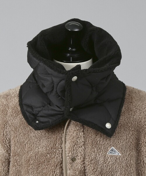 TAION(タイオン)の「【TAION /タイオン】リバーシブル ダウンネックウォーマー/DOWN NECK WARME/ユニセックス/R203ML-1/(ネックウォーマー/スヌード・メンズ・ブラック/カーキ/ダークネイビー/ブラック系その他/ダークグリーン/グリーン系その他/グリーン系その他2/ダークベージュ・フリー)」の2枚目の写真