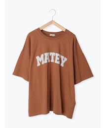 Samansa Mos2 | フロントロゴプリントTシャツ(Tシャツ/カットソー)