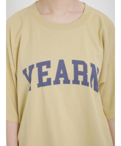 Samansa Mos2（サマンサ モスモス）の「フロントロゴプリントTシャツ（Tシャツ/カットソー・レディース・オフホワイト/イエロー/チャコールグレー/ブラウン・F）」の18枚目の写真