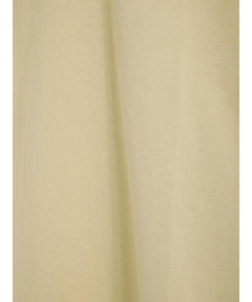 Samansa Mos2（サマンサ モスモス）の「フロントロゴプリントTシャツ（Tシャツ/カットソー・レディース・オフホワイト/イエロー/チャコールグレー/ブラウン・F）」の14枚目の写真