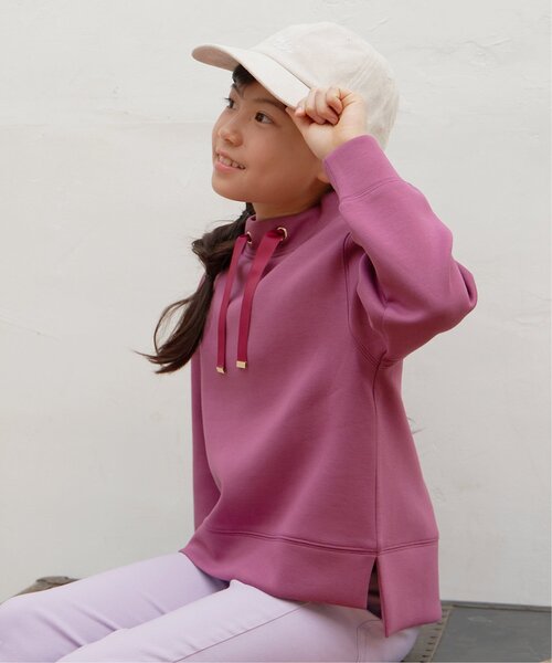 ikka（イッカ）の「【親子コーデ】ダンボールスピンドルプルオーバー（120~160cm）（スウェット・キッズ・ベージュ/ピンク・130/160/150/120/140）」の11枚目の写真