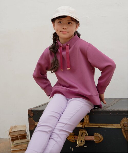 ikka（イッカ）の「【親子コーデ】ダンボールスピンドルプルオーバー（120~160cm）（スウェット・キッズ・ベージュ/ピンク・130/160/150/120/140）」の14枚目の写真