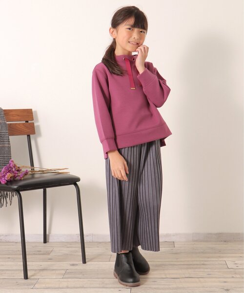 ikka（イッカ）の「【親子コーデ】ダンボールスピンドルプルオーバー（120~160cm）（スウェット・キッズ・ベージュ/ピンク・130/160/150/120/140）」の20枚目の写真