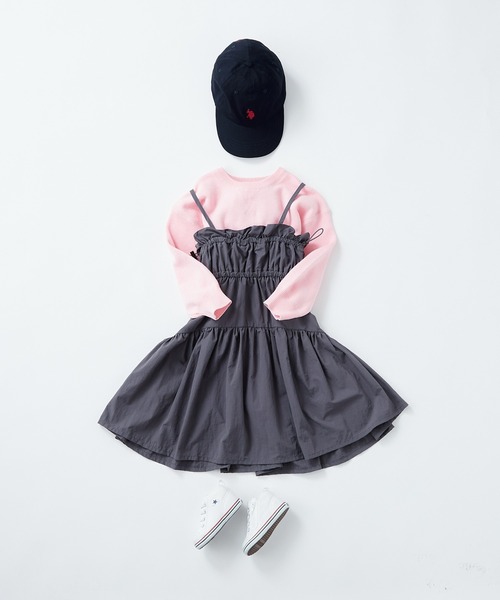 CIAOPANIC TYPY(チャオパニックティピー)の「【KIDS】ウォッシャブルスウェットライクニット(ニット/セーター・キッズ・グリーン/ピンク/ホワイト/ブラック/ブルー/グレー/グリーン系その他2/サックスブルー・S/M/L/XL/XXL)」の17枚目の写真