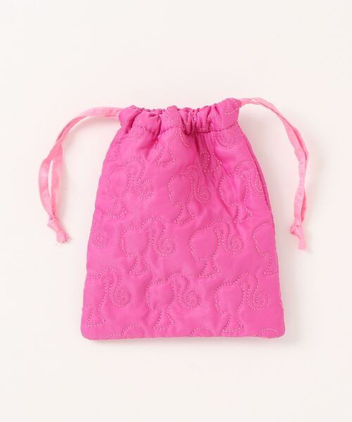 Barbie（バービー）の「【Barbie】バービー　キルティング巾着（ポーチ・レディース・ピンク/パープル・FREE）」の10枚目の写真