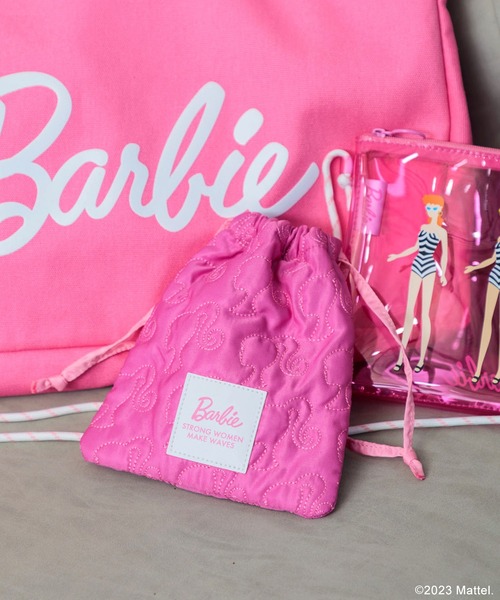 Barbie（バービー）の「【Barbie】バービー　キルティング巾着（ポーチ・レディース・ピンク/パープル・FREE）」の7枚目の写真