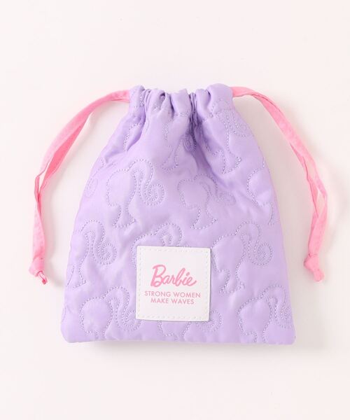 Barbie（バービー）の「【Barbie】バービー　キルティング巾着（ポーチ・レディース・ピンク/パープル・FREE）」の4枚目の写真