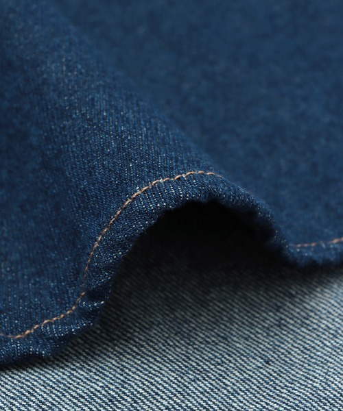 チチカカ（チチカカ）の「フラワー刺繍デニムシャツ（シャツ/ブラウス・レディース・インディゴブルー/ブルー・FREE）」の7枚目の写真