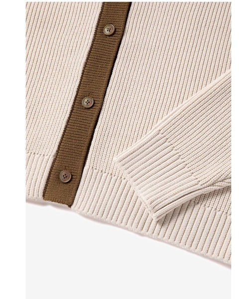 FRED PERRY（フレッドペリー）の「Ribbed Collar Cardigan（カーディガン/ボレロ・レディース・ベージュ・10）」の12枚目の写真