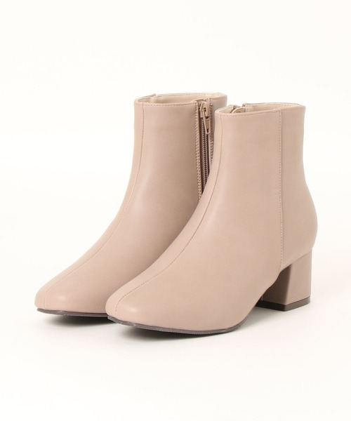 KOBE LETTUCE(コウベレタス)の「ショートブーツ(ブーツ・レディース・ダークブラウン/グレイッシュベージュ/アイボリー/ブラック・LL/L/3L/S/M/SS)」の16枚目の写真