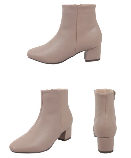 KOBE LETTUCE(コウベレタス)の「ショートブーツ(ブーツ・レディース・ダークブラウン/グレイッシュベージュ/アイボリー/ブラック・LL/L/3L/S/M/SS)」の11枚目の写真