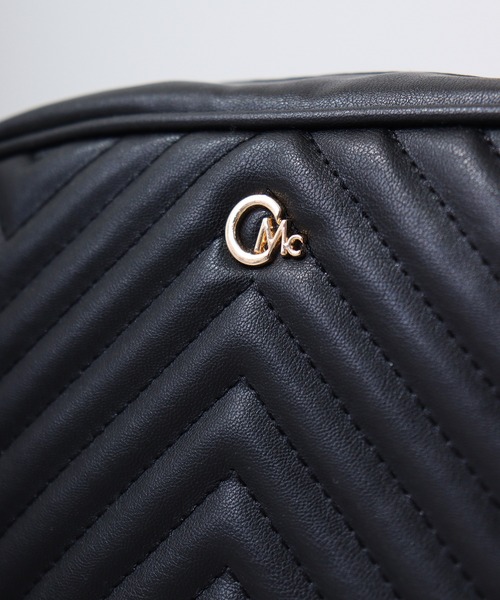 CECIL McBEE（セシルマクビー）の「キルトバッグ　ショルダー（ショルダーバッグ・レディース・ベージュ/ブラック・F）」の14枚目の写真