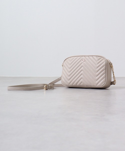 CECIL McBEE（セシルマクビー）の「キルトバッグ　ショルダー（ショルダーバッグ・レディース・ベージュ/ブラック・F）」の11枚目の写真