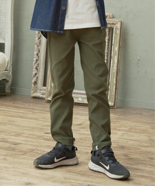 ikka（イッカ）の「ストレッチパンツ  （120~160cm）（その他パンツ・キッズ・ネイビー/オリーブ/ブルー/ブラック・140/160/150/130/120）」の14枚目の写真