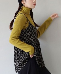 【新感覚のなめらかタッチ！】チクチクしない なめらかリブニット［タートルネック］