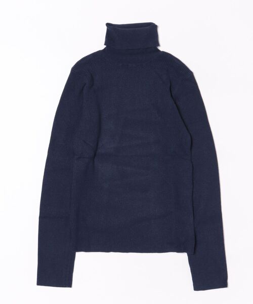 zootie（ズーティー）の「【新感覚のなめらかタッチ！】チクチクしない なめらかリブニット［タートルネック］（ニット/セーター・レディース・レッド/ライトベージュ/ブラック/ロイヤルブルー/ブラウン/チャコール/ライトピンク/杢グレー/アイボリー/ダークカーキ/イエロー系その他/ネイビー・LL/L/M）」の19枚目の写真