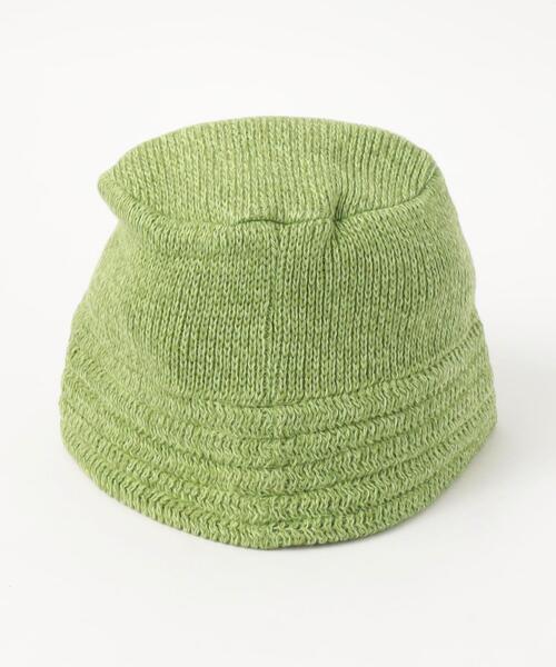 green label relaxing(グリーンレーベルリラクシング)の「GLR ニットバケット / 帽子(ハット・キッズ・ライム/ブラック/オフホワイト・FREE)」の8枚目の写真