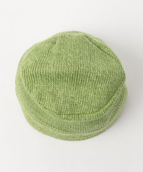 green label relaxing(グリーンレーベルリラクシング)の「GLR ニットバケット / 帽子(ハット・キッズ・ライム/ブラック/オフホワイト・FREE)」の10枚目の写真