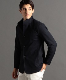 MONSIEUR NICOLE | ドビーツイルプリント スタンドカラーブルゾン(ブルゾン)