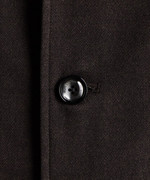 MONSIEUR NICOLE(ムッシュニコル)の「ドビーツイルプリント スタンドカラーブルゾン(ブルゾン・メンズ・ブラック/ブラウン/ネイビー・MEDIUM/LARGE/X-LARGE)」の14枚目の写真