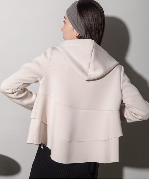 ノリリン　BARNEYS NEWYORK ダンボールニットフリルパーカー ダンボールニットフリルパーカー(508498549)｜阪急百貨店公式