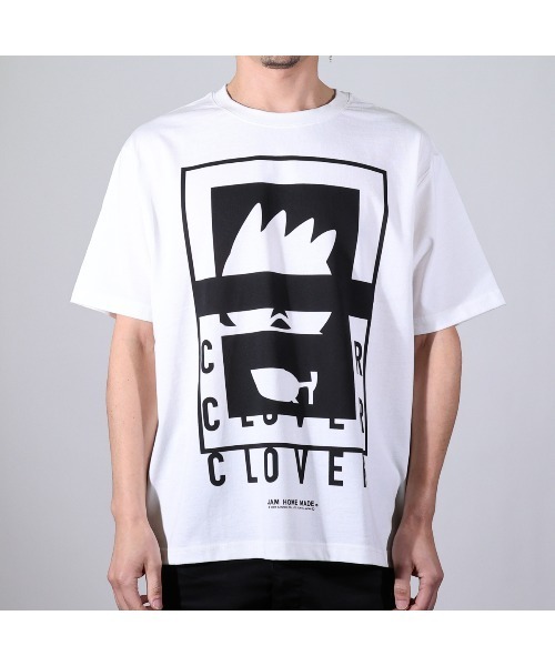 ハローキティコラボ(ハローキティコラボ)の「バッドばつ丸/BAD BADTZ-MARU CLOVER Tシャツ/サンリオキャラクターズ コラボ(Tシャツ/カットソー・メンズ・ホワイト/ブラック・XXL/S/M/XL/L)」の13枚目の写真
