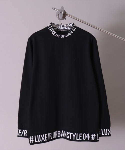 LUXE/R GOLF(ラグジュ ゴルフ)の「(RM)【LUXE/R GOLF】ストレッチ スムース ハイネック 長袖 Tシャツ(Tシャツ/カットソー・メンズ・ホワイト/ブラック/チャコールグレー・MEDIUM/XX-LARGE/LARGE/XXX-LARGE/X-LARGE)」の9枚目の写真