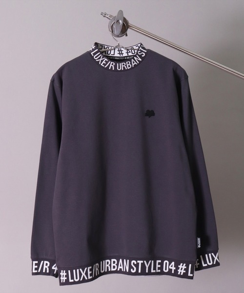 LUXE/R GOLF(ラグジュ ゴルフ)の「(RM)【LUXE/R GOLF】ストレッチ スムース ハイネック 長袖 Tシャツ(Tシャツ/カットソー・メンズ・ホワイト/ブラック/チャコールグレー・MEDIUM/XX-LARGE/LARGE/XXX-LARGE/X-LARGE)」の10枚目の写真
