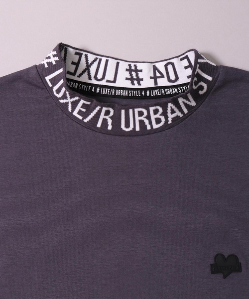 LUXE/R GOLF(ラグジュ ゴルフ)の「(RM)【LUXE/R GOLF】ストレッチ スムース ハイネック 長袖 Tシャツ(Tシャツ/カットソー・メンズ・ホワイト/ブラック/チャコールグレー・MEDIUM/XX-LARGE/LARGE/XXX-LARGE/X-LARGE)」の12枚目の写真
