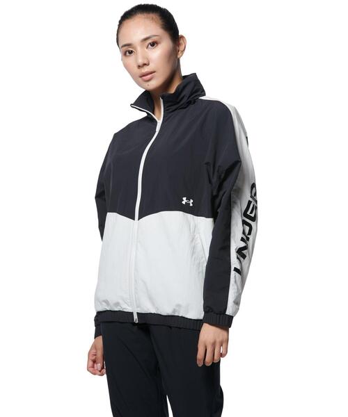 UNDER ARMOUR(アンダーアーマー)の「UAウーブン フルジップ フーディー(トレーニング/レディース)(その他アウター・レディース・ブラック・XL/L/M/S)」の1枚目の写真