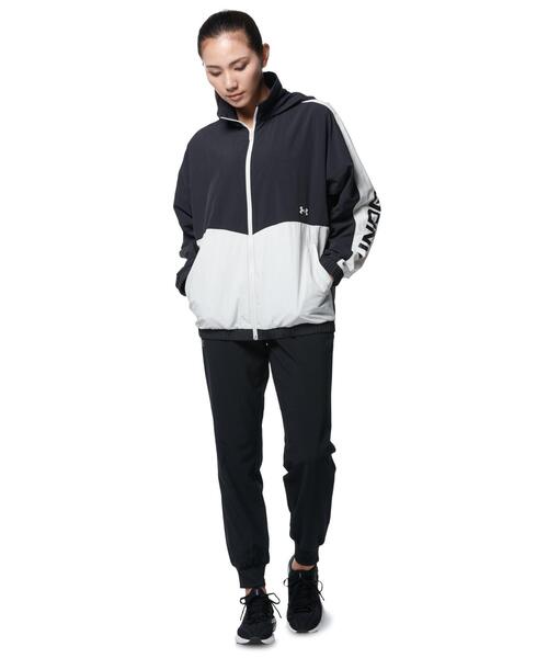 UNDER ARMOUR(アンダーアーマー)の「UAウーブン フルジップ フーディー(トレーニング/レディース)(その他アウター・レディース・ブラック・XL/L/M/S)」の3枚目の写真